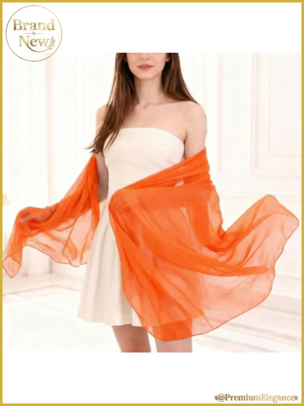 Chiffon Shawl Wrap Lightweight Scarf for Evening Dresses